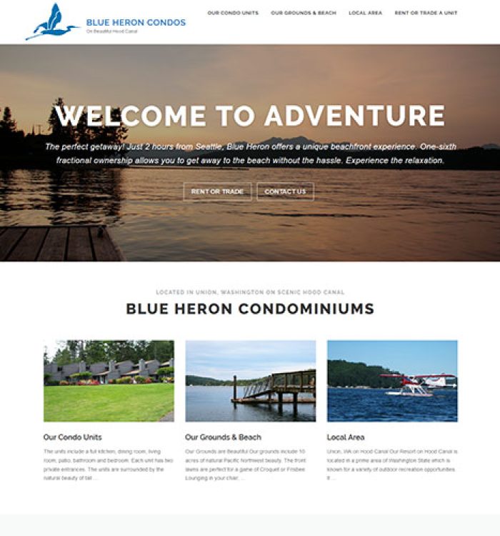 Blue Heron Condos Website